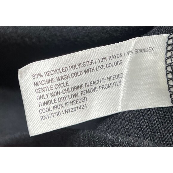 Wild Fable - Women's Ribbed Long Sleeve Scoopneck T-Shirt - Black - Extra Large - Picture 10 of 13